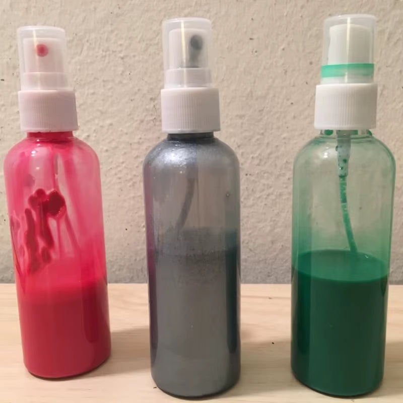 Set 3/5/10 recipiente pulverizatoare reutilizabile din plastic PET transparent – 10ml, 30ml, 50ml, 60ml, 100ml – pentru parfum sau lichide, portabile